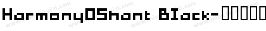 HarmonyOShant BIack字体转换